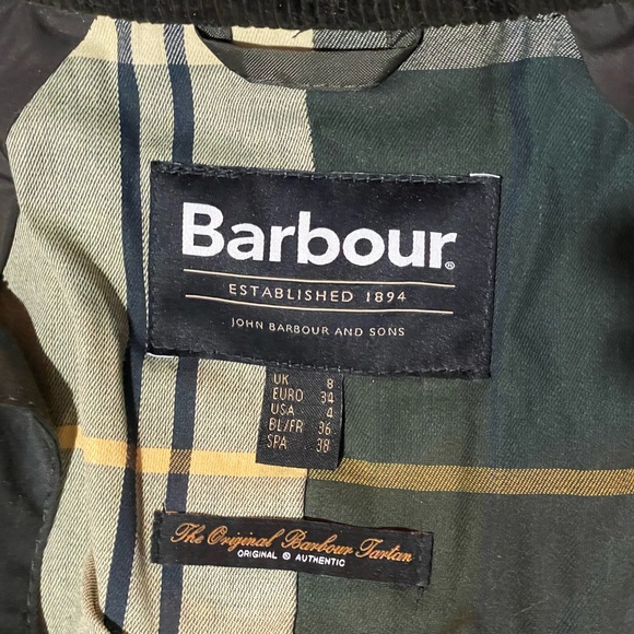 Barbour Evette Water Repellent Waxed Car Coat - Picture 11 of 11